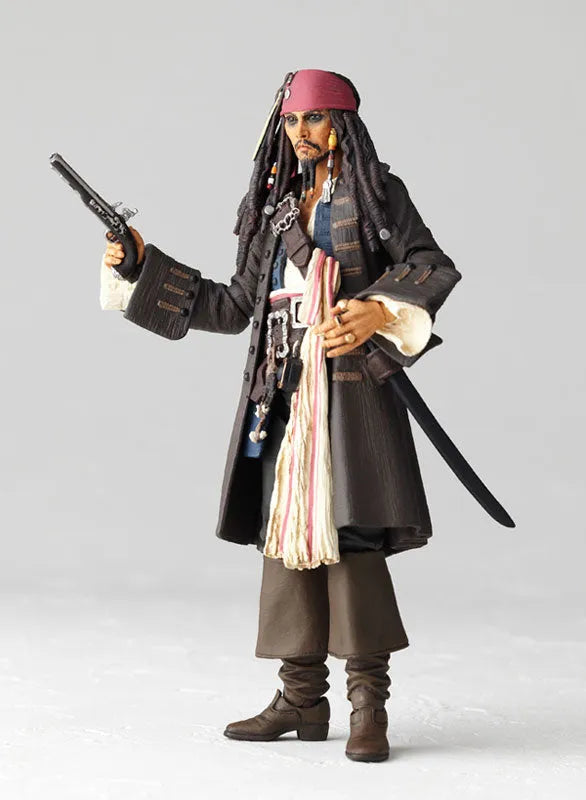 Pirates of the Caribbean - Jack Sparrow - Revoltech - Revoltech SFX No.025 (Kaiyodo)ㅤ – Kaiyodo – ActionFigureBrasil