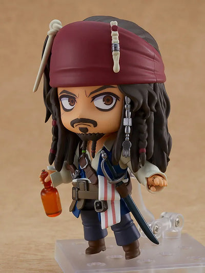 Pirates of the Caribbean: On Stranger Tides - Jack Sparrow - Nendoroid #1557 (Good Smile Company)ㅤ – Good Smile Company – ActionFigure Brasil — com base expositora