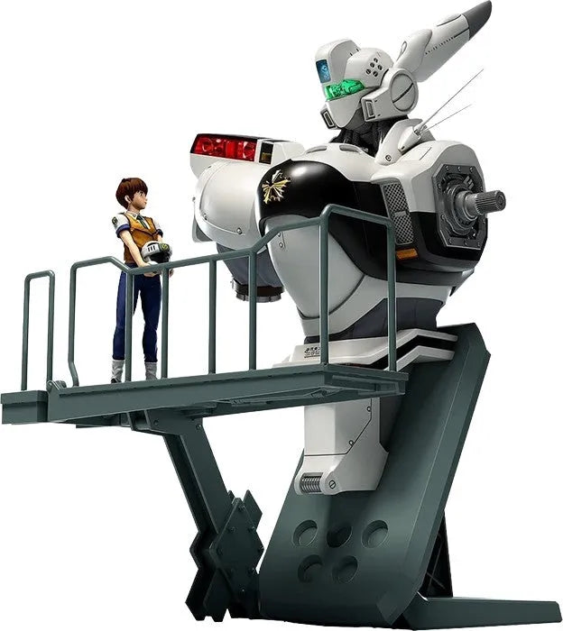 PLAMAX - MF-75 - Minimum Factory - Nose Collection Mobile Police Patlabor - Akira Izumino with Alphonse (Max Factory)ㅤ – Max Factory – ActionFigure Brasil