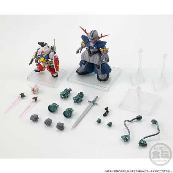 Plamo-Kyoshiro - MSN-02 Perfect Zeong - PF-78-1 Perfect Gundam - Bandai Shokugan - Candy Toy - FW Gundam Converge - FW Gundam Converge:Core (Bandai) [Shop Exclusive]ㅤ – Bandai Spirits – ActionFigure Brasil