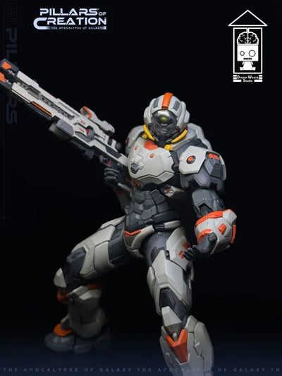 POC-001 - Pillars of Genesis Series - Kane - Power Armor (Dream Weave Studio)ㅤ – Dream Weave Studio – ActionFigureBrasil — com base expositora