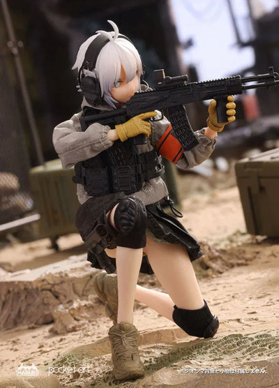 Pocket Art Series - PA003 - Rifleman Sasha Habe - 1/12 (HASUKI)ㅤ – HASUKI – ActionFigureBrasil — detalhe do produto