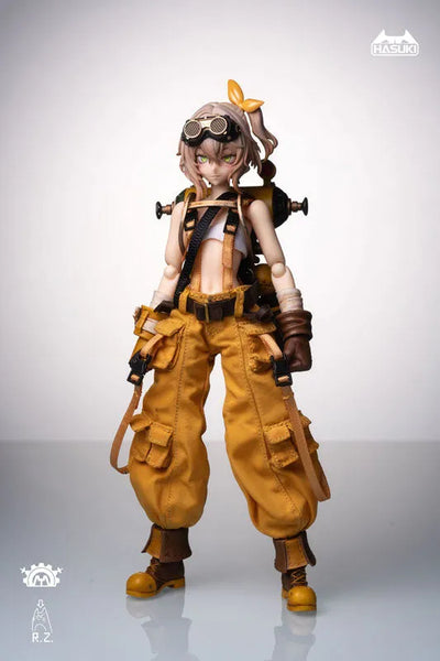 Pocket Art Series - PA007 - Mechanic Fiona - 1/12 (HASUKI)ㅤ – HASUKI – ActionFigureBrasil — ângulo diferente