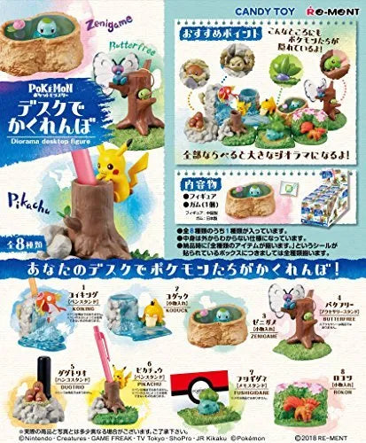Pocket Monsters - Candy Toy - Card Holder - Pokémon Hide and Seek at the Desk - 7 - Boxㅤ – Re-Ment – ActionFigureBrasil