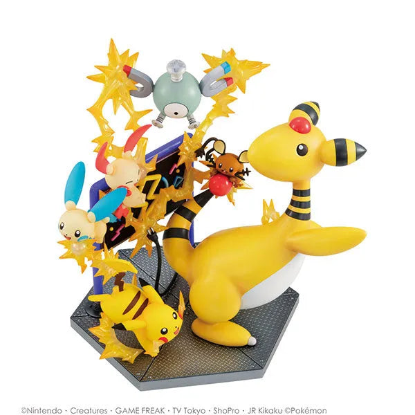 Pocket Monsters - Coil - Dedenne - Denryuu - Minun - Pikachu - Plusle - G.E.M. EX - Electric Power! (MegaHouse)ㅤ – MegaHouse – ActionFigureBrasil
