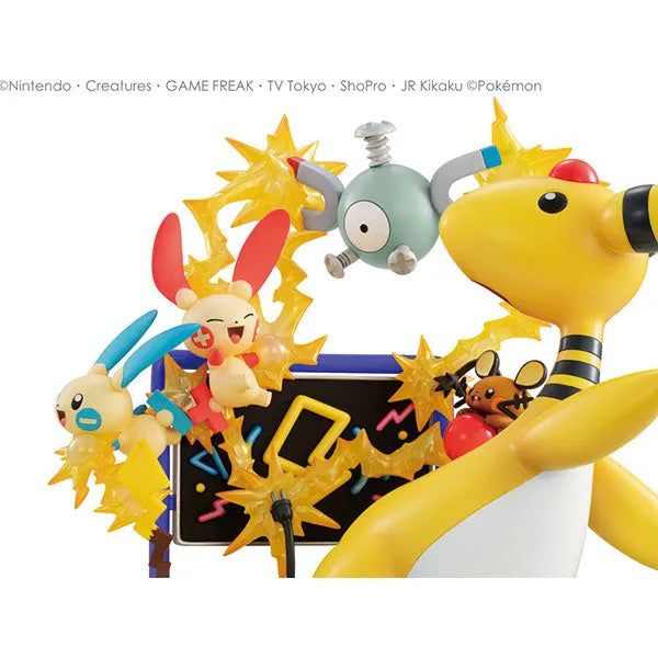 Pocket Monsters - Coil - Dedenne - Denryuu - Minun - Pikachu - Plusle - G.E.M. EX - Electric Power! (MegaHouse)ㅤ – MegaHouse – ActionFigureBrasil