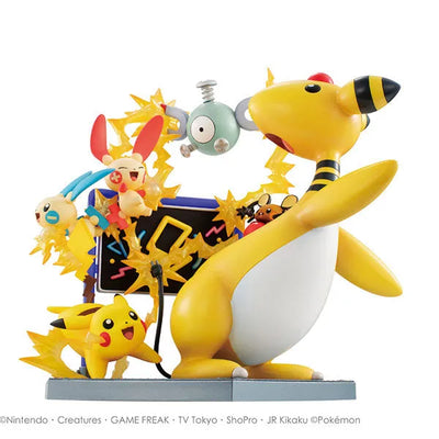 Pocket Monsters - Coil - Dedenne - Denryuu - Minun - Pikachu - Plusle - G.E.M. EX - Electric Power! (MegaHouse)ㅤ – MegaHouse – ActionFigureBrasil — com base expositora