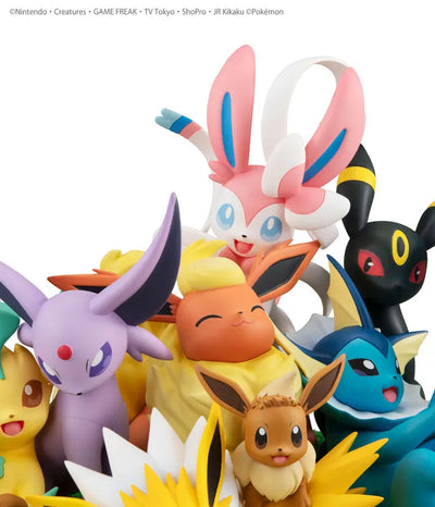 Pocket Monsters - Eevee - Flareon - Umbreon - Vaporeon - Jolteon - Espeon - Glaceon - Leafeon - Sylveon - G.E.M. EX (MegaHouse)ㅤ – MegaHouse – ActionFigureBrasil — close