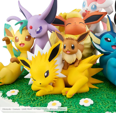 Pocket Monsters - Eevee - Flareon - Umbreon - Vaporeon - Jolteon - Espeon - Glaceon - Leafeon - Sylveon - G.E.M. EX (MegaHouse)ㅤ – MegaHouse – ActionFigureBrasil — acessórios
