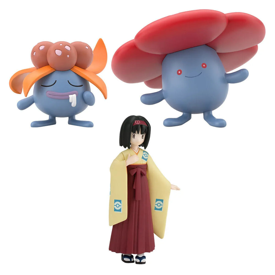 Pocket Monsters - Erika - Ruffresia - Kusaihana - Bandai Shokugan - Candy Toy - Pokémon Scale World - 1/20 (Bandai) [Shop Exclusive]ㅤ – Bandai – ActionFigureBrasil