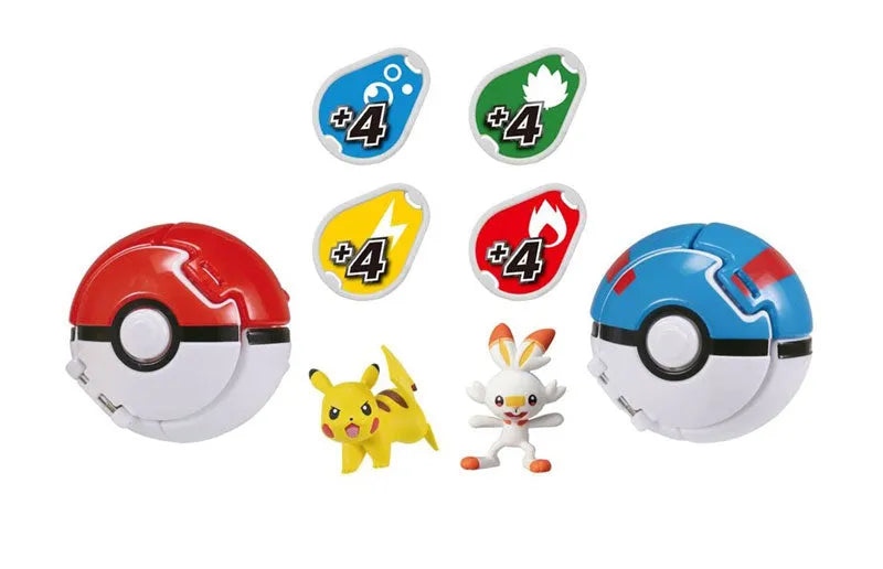 Pocket Monsters - Hibanny - Monster Collection - Poké Del-Z - Satoshi VS Go - Super Ball (Takara Tomy)ㅤ – Takara Tomy – ActionFigureBrasil