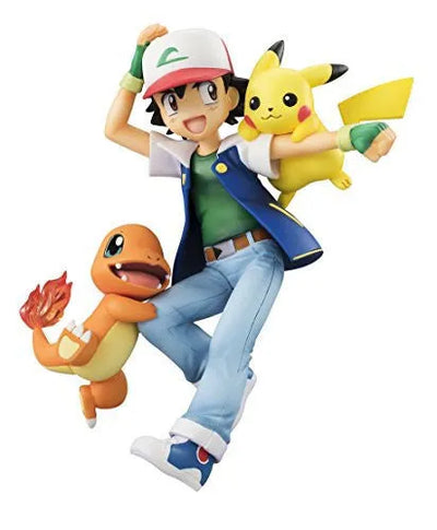 Pocket Monsters - Hitokage - Pikachu - Satoshi - G.E.M. (MegaHouse)ㅤ – MegaHouse – ActionFigureBrasil