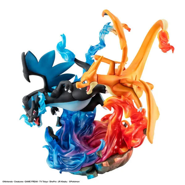 Pocket Monsters - Lizardon - G.E.M. - G.E.M. EX - Mega Lizardon X & Mega Lizardon Y (MegaHouse)ㅤ – MegaHouse – ActionFigureBrasil