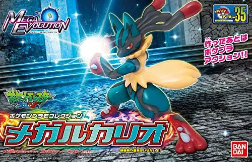 Pocket Monsters - Lucario - 35 - Mega Evolution (Bandai)ㅤ – Bandai – ActionFigureBrasil