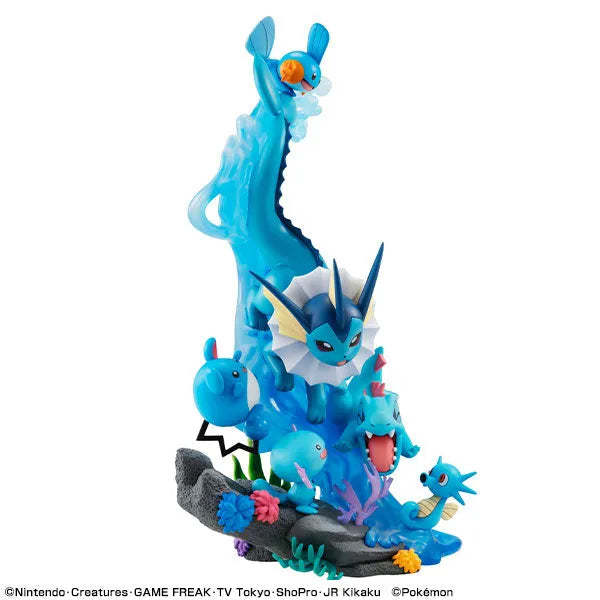 Pocket Monsters - Maril - Mizugorou - Showers - Tattu - Upah - Waninoko - G.E.M. EX - Mizu Type Dive to Blue (MegaHouse)ㅤ – MegaHouse – ActionFigureBrasil