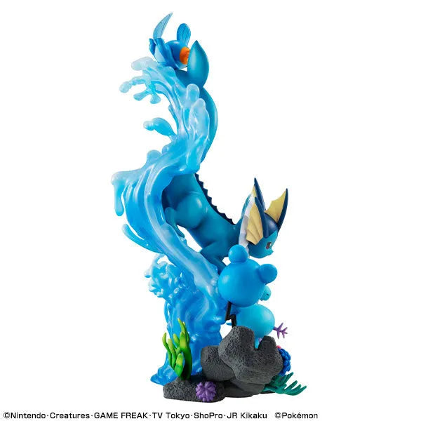 Pocket Monsters - Maril - Mizugorou - Showers - Tattu - Upah - Waninoko - G.E.M. EX - Mizu Type Dive to Blue (MegaHouse)ㅤ – MegaHouse – ActionFigureBrasil