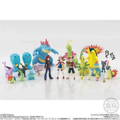 Pocket Monsters - Meganium - Bandai Shokugan - Candy Toy - Pokémon Scale World - 1/20 (Bandai)ㅤ – Bandai – ActionFigureBrasil — ângulo diferente