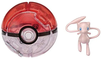 Pocket Monsters - Mew - Monster Collection - Poké Del-Z - Monster Ball Clear Ver. (Takara Tomy)ㅤ – Takara Tomy – ActionFigureBrasil
