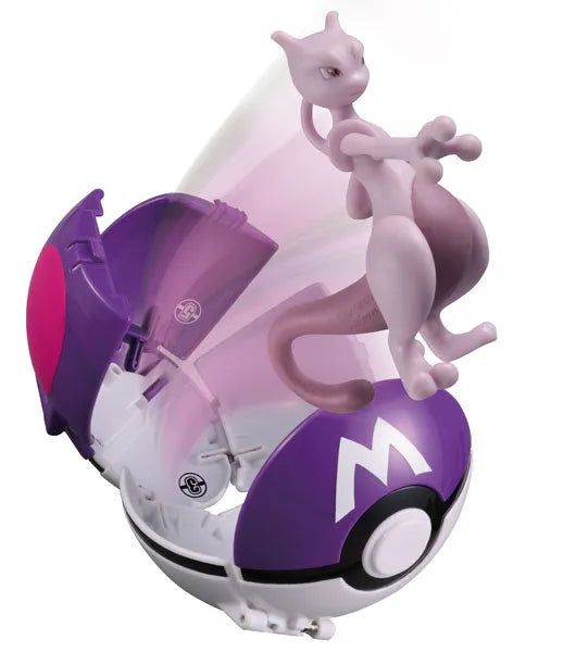 Pocket Monsters - Mewtwo - Monster Collection - Poké Del-Z - Master Ball (Takara Tomy)ㅤ – Takara Tomy – ActionFigureBrasil