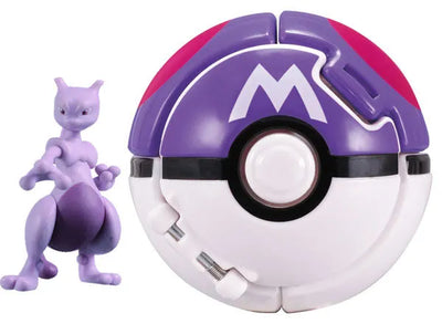 Pocket Monsters - Mewtwo - Monster Collection - Poké Del-Z - Master Ball (Takara Tomy)ㅤ – Takara Tomy – ActionFigureBrasil — ângulo diferente