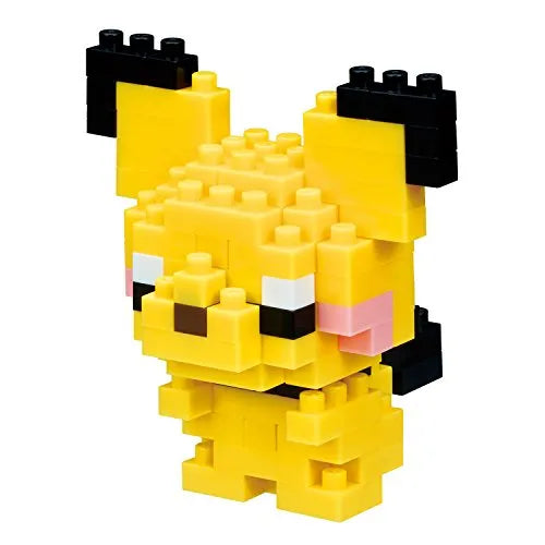 Pocket Monsters - Pichu - Mini Collection Series - Nanoblock NBPM_028 - Pokémon x Nanoblock (Kawada)ㅤ – Kawada – ActionFigureBrasil