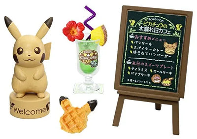 Pocket Monsters - Pikachu - Candy Toy - Pikachu Komorebi Café - 1 - Welcome! (Re-Ment)ㅤ – Re-Ment – ActionFigureBrasil — ambientada