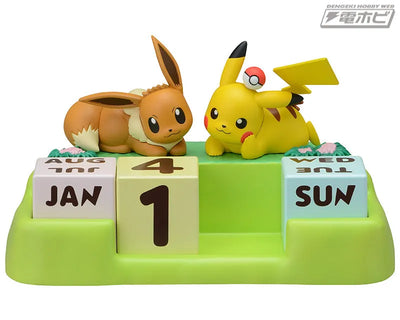 Pocket Monsters - Pikachu - Eievui - Eternal Calendar (SEGA)ㅤ – SEGA – ActionFigureBrasil