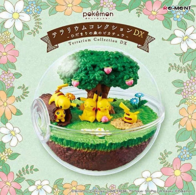 Pocket Monsters - Pikachu - Pocket Monsters Terrarium Collection DX - Candy Toy - -Hidamari no Mori no Pikachu- (Re-Ment)ㅤ – Re-Ment – ActionFigureBrasil