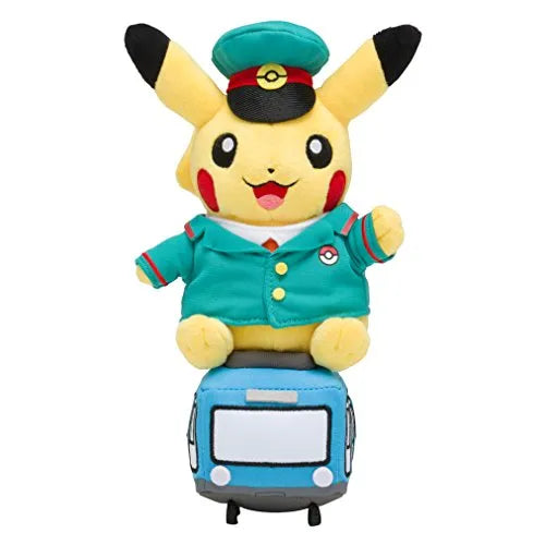 Pocket Monsters - Pikachu - Pokécen Plush - Train ver.ㅤ – Pokemon Center – ActionFigure Brasil