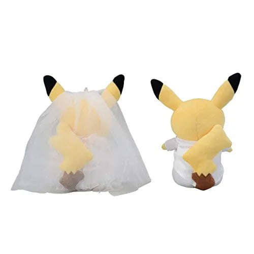 Pocket Monsters - Pikachu - Precious Wedding - Plush Pairㅤ – Pokémon Center – ActionFigureBrasil