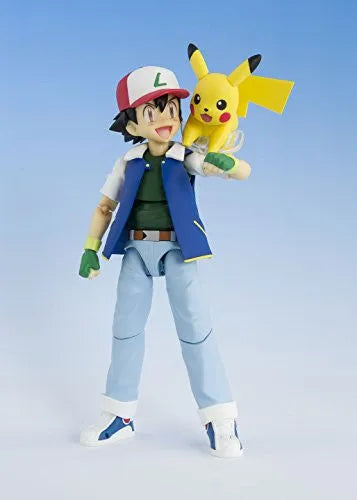 Pocket Monsters - Pikachu - Satoshi - S.H.Figuartsㅤ – Bandai – ActionFigureBrasil