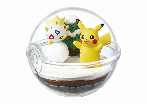 Pocket Monsters - Pikachu - Togepii - Candy Toy - Pocket Monsters Terrarium Collection 2 - 1 (Re-Ment)ㅤ – Re-Ment – ActionFigureBrasil