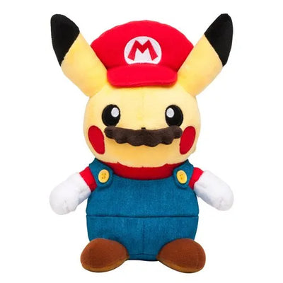 Pocket Monsters - Pokemon Center Original - Mario Pikachu - Plush Mario Pikachuㅤ – The Pokémon Company – ActionFigureBrasil
