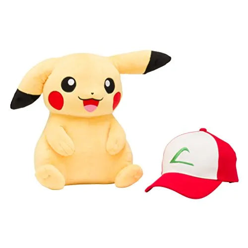 Pocket Monsters - Pokemon Center Original - Pikachu wearing a hat - Plushㅤ – The Pokémon Company – ActionFigureBrasil