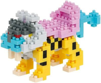 Pocket Monsters - Raikou - Nanoblock - Pokémon x Nanoblock - NBPM_089 (Kawada)ㅤ – Kawada – ActionFigureBrasil