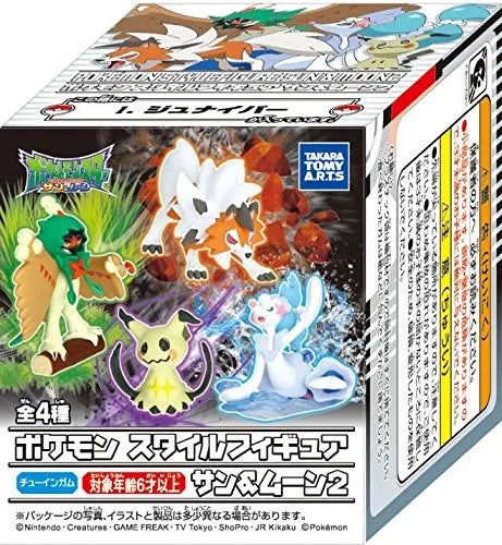 Pocket Monsters Sun & Moon - Junaiper - Candy Toy - Pokémon Style Figure - Pokémon Style Figure Sun & Moon 2 (Takara Tomy A.R.T.S)ㅤ – Takara Tomy A. R. T. S As Manufacturer – ActionFigureBrasil