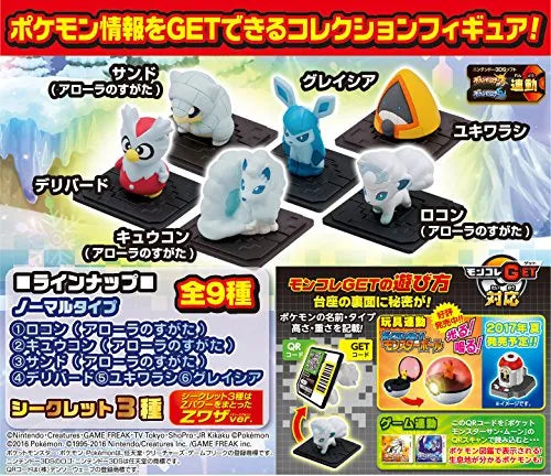 Pocket Monsters Sun & Moon - Kyukon - Candy Toy - Moncolle Get - Moncolle Get Vol.8 Shinpi no Setsugen - Alola Form (Takara Tomy A.R.T.S)ㅤ – Takara Tomy Arts – ActionFigureBrasil