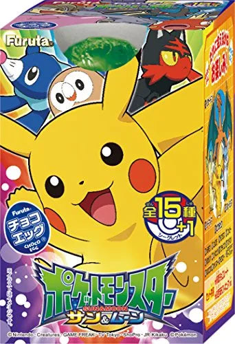 Pocket Monsters Sun & Moon - Pikachu - Choco Egg - Choco Egg Pocket Monsters Sun & Moon (Furuta)ㅤ – Furuta – ActionFigureBrasil