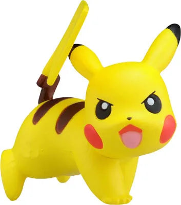 Pocket Monsters Sun & Moon - Pikachu - Moncolle Ex S - Monster Collection - EMC_08 - Battle Pose (Takara Tomy)ㅤ – Takara Tomy – ActionFigureBrasil