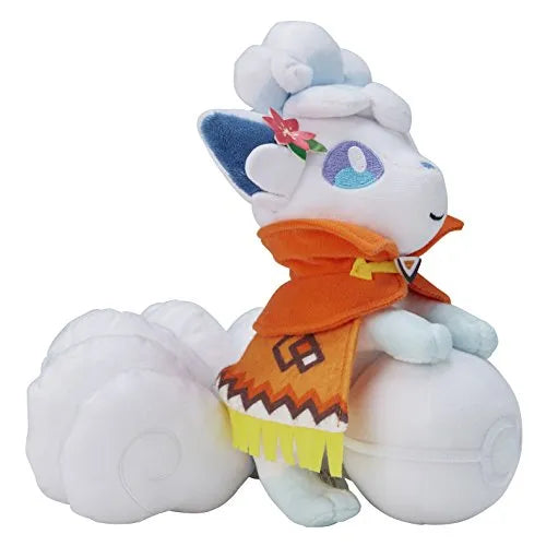 Pocket Monsters Sun & Moon - Rokon - Pokécen Plush - Alola Form, Snow Festivalㅤ – Pokémon Center – ActionFigureBrasil