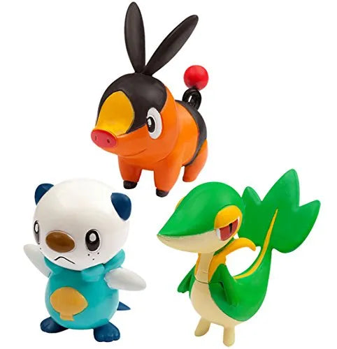 Pocket Monsters - Tsutarja - 3 Starter Pokémon Vol. 5 - Moncolle 20th Anniversary - Moncolle Ex - Monster Collection - Isshu Region (Takara Tomy)ㅤ – Takara Tomy – ActionFigureBrasil