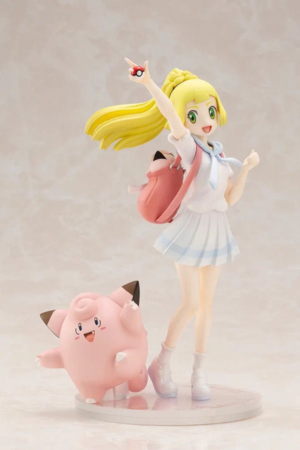 Pocket Monsters Ultra Moon - Pocket Monsters Ultra Sun - Lillie - Pippi - Pokémon Center Original Figure - 1/8 - Ganba ver. -2023 Re-release (Kotobukiya)ㅤ – Kotobukiya – ActionFigureBrasil