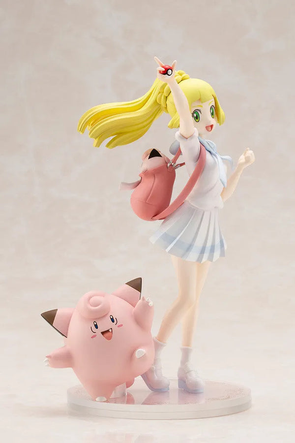 Pocket Monsters Ultra Moon - Pocket Monsters Ultra Sun - Lillie - Pippi - Pokémon Center Original Figure - 1/8 - Ganba ver. -2023 Re-release (Kotobukiya)ㅤ – Kotobukiya – ActionFigureBrasil