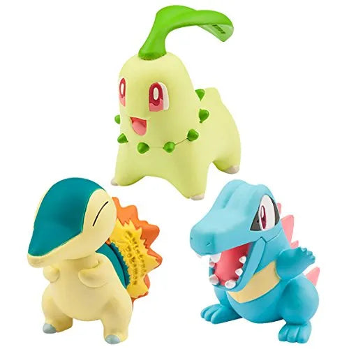 Pocket Monsters - Waninoko - 3 Starter Pokémon Vol. 2 - Moncolle 20th Anniversary - Moncolle Ex - Monster Collection - Johto Region (Takara Tomy)ㅤ – Takara Tomy As Manufacturer – ActionFigureBrasil
