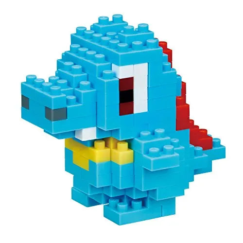 Pocket Monsters - Waninoko - Mini Collection Series - Nanoblock NBPM_031 - Pokémon x Nanoblock (Kawada)ㅤ – Kawada – ActionFigureBrasil
