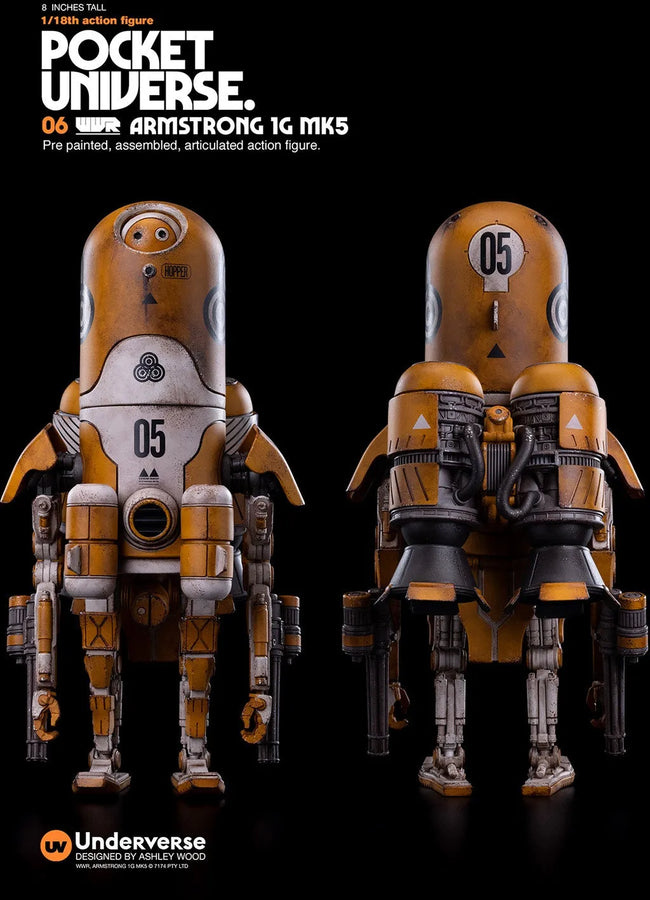 POCKET UNIVERSE - WWR - 1/18 - ARMSRTONG 1G MK5 - NORTH MOLE FRM MILITIA (Underverse)ㅤ – Underverse – ActionFigureBrasil
