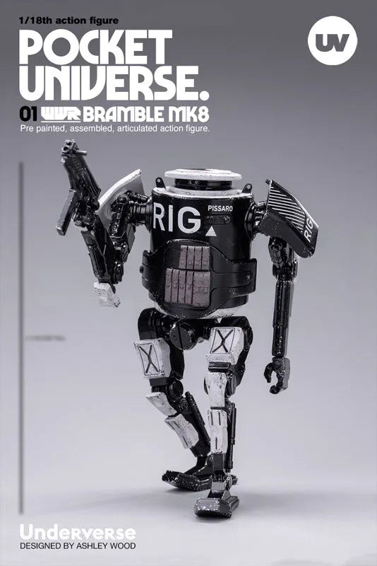 POCKET UNIVERSE WWR 1/18 BRAMBLE MK8 blackㅤ – Underverse – ActionFigureBrasil