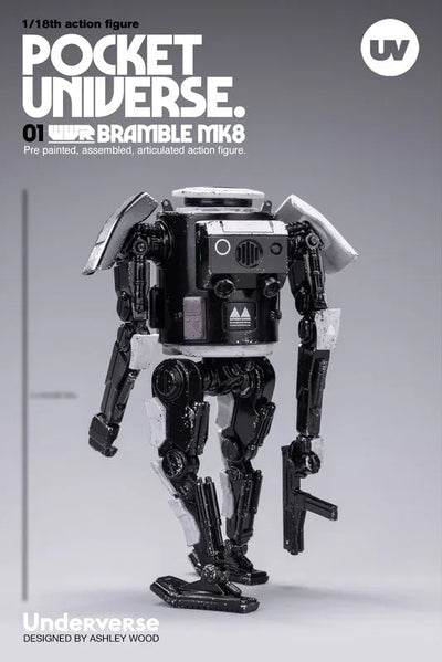 POCKET UNIVERSE WWR 1/18 BRAMBLE MK8 blackㅤ – Underverse – ActionFigure Brasil — embalagem