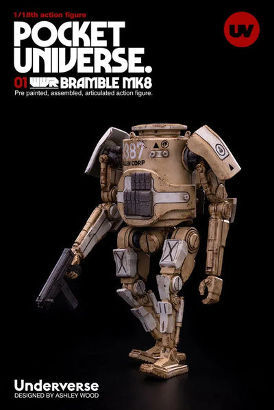 POCKET UNIVERSE WWR 1/18 BRAMBLE MK8 Sand colorㅤ – Underverse – ActionFigureBrasil — ângulo diferente