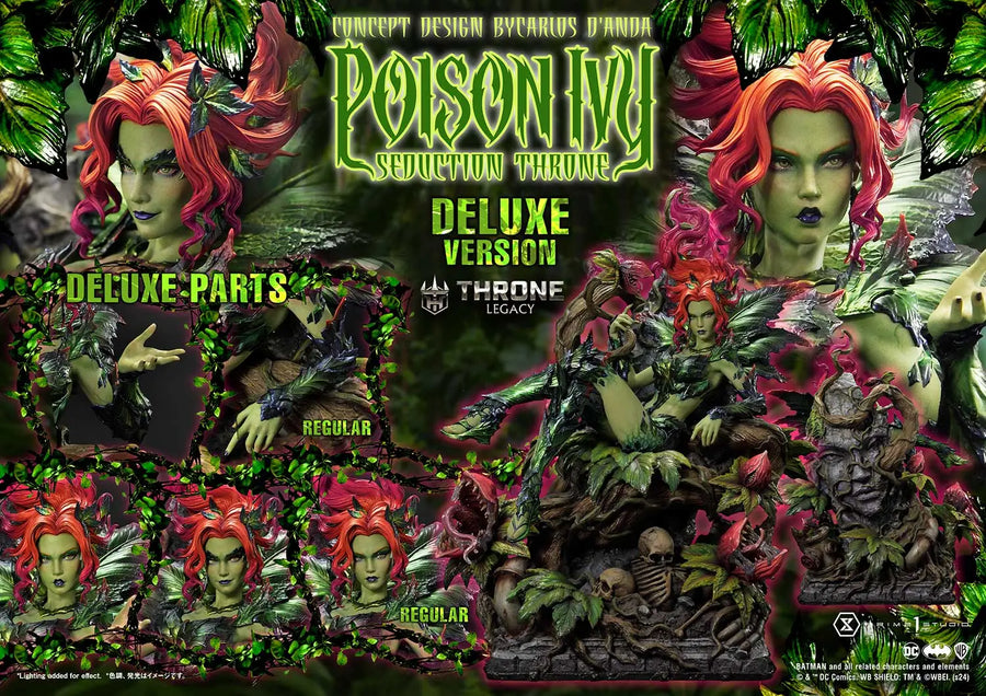 Poison Ivy Seduction Throne (Deluxe Bonus Version) Batman (Comics) – Prime1Studio – ActionFigure Brasil